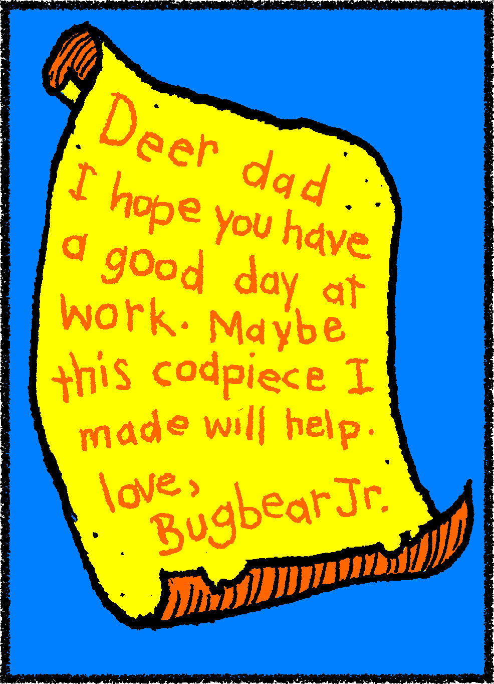 Gift Note from Bugbear Jr. 