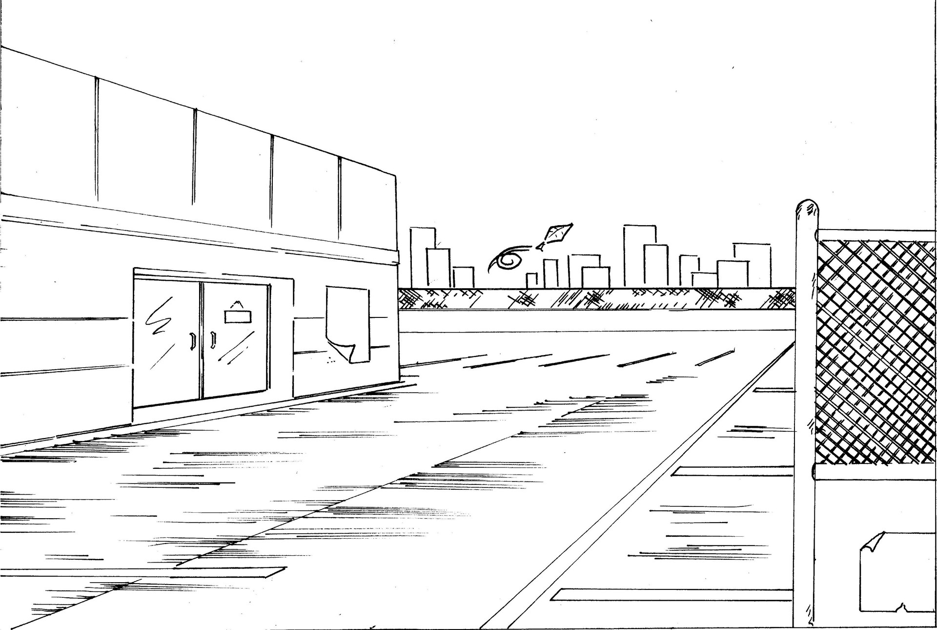 11+ Parking Lot Drawing