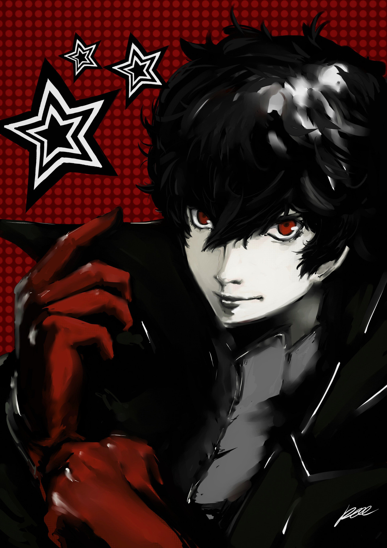 ArtStation - Persona 5 protagonist(Joker) illustration