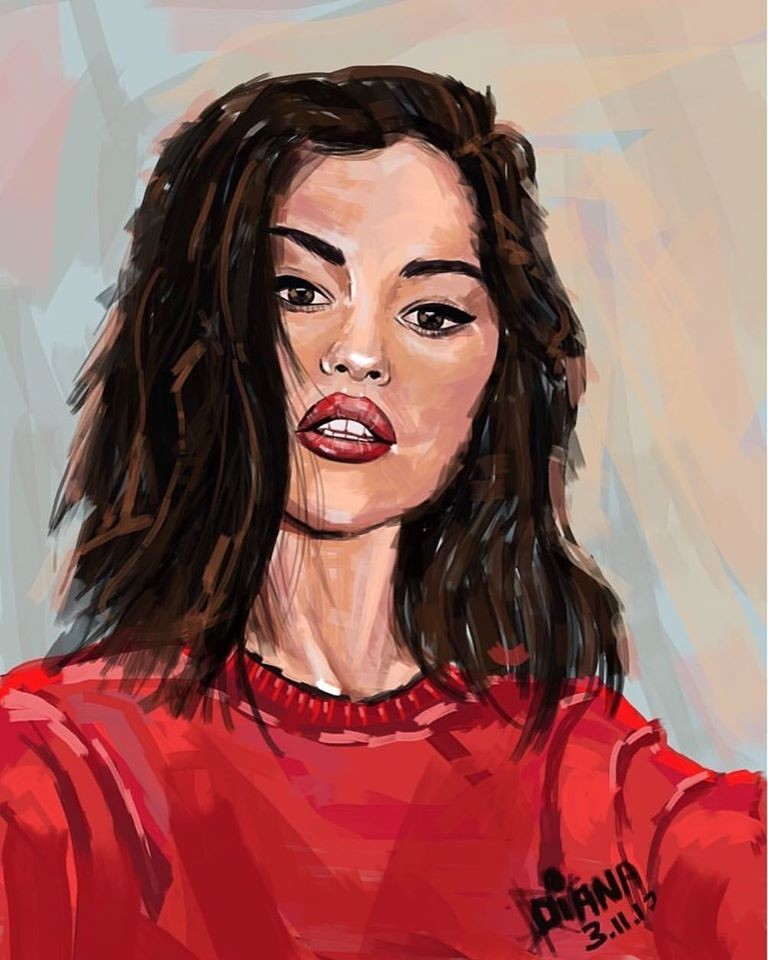 Artstation Selena Gomez Diana Di
