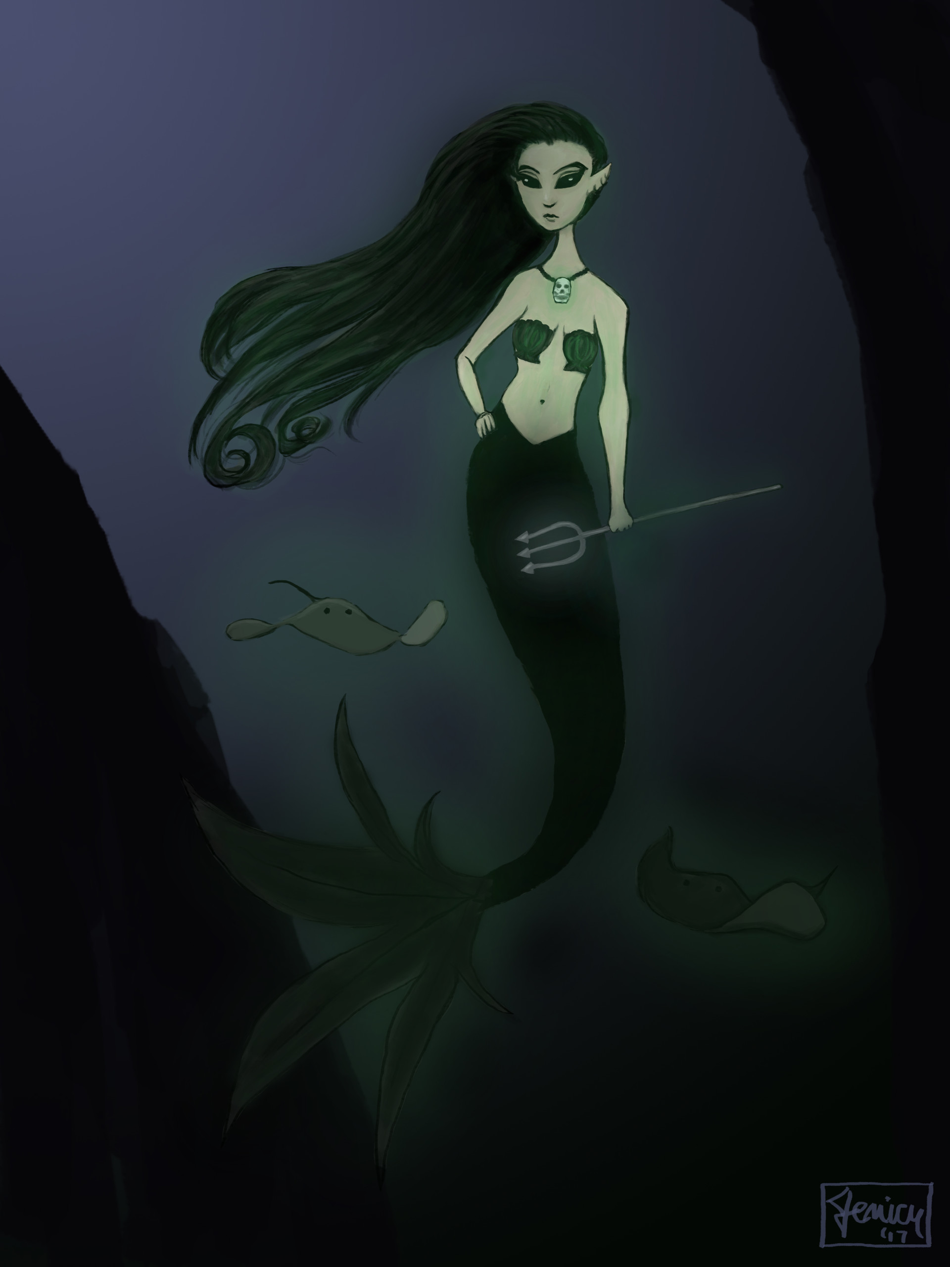 Goth mermaid