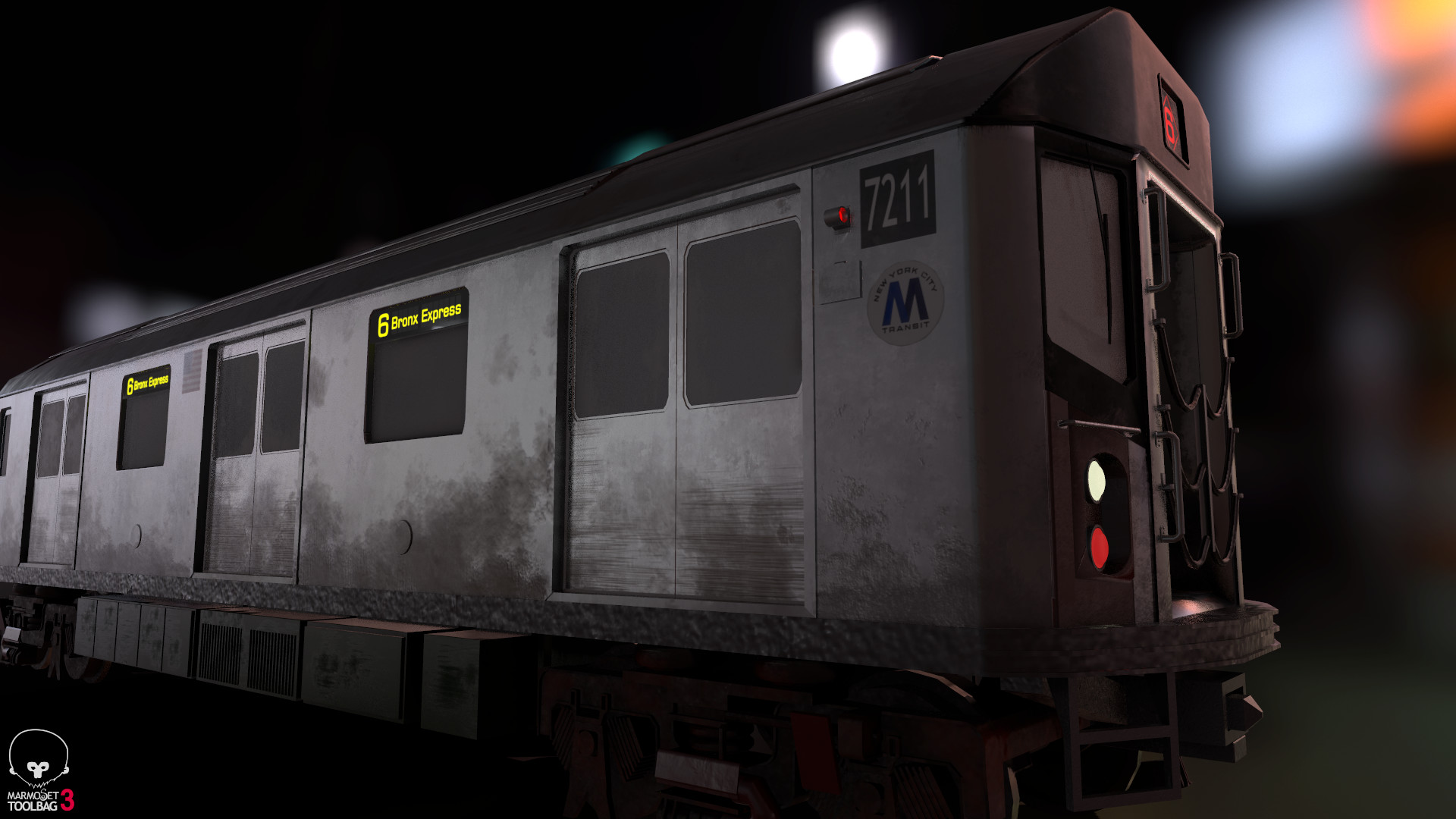 ArtStation - NYC MTA R142 A Subway Train