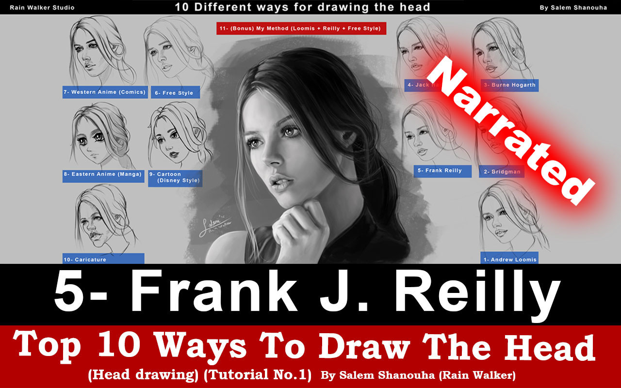 Artstation Top 10 Ways To Draw The Head 5 Frank Reilly Narrated Tutorial No 1 Salem Shanouha