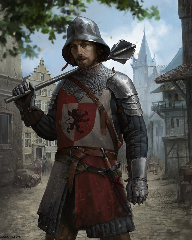 Ksenia Kim - medieval guard
