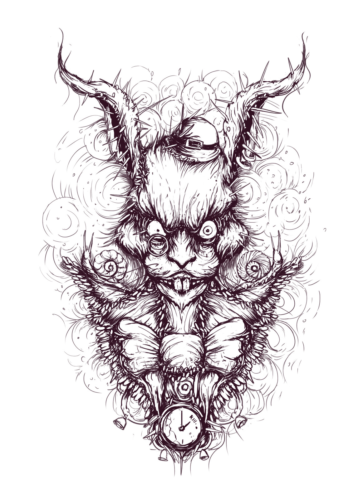 Эскизы white rabbit