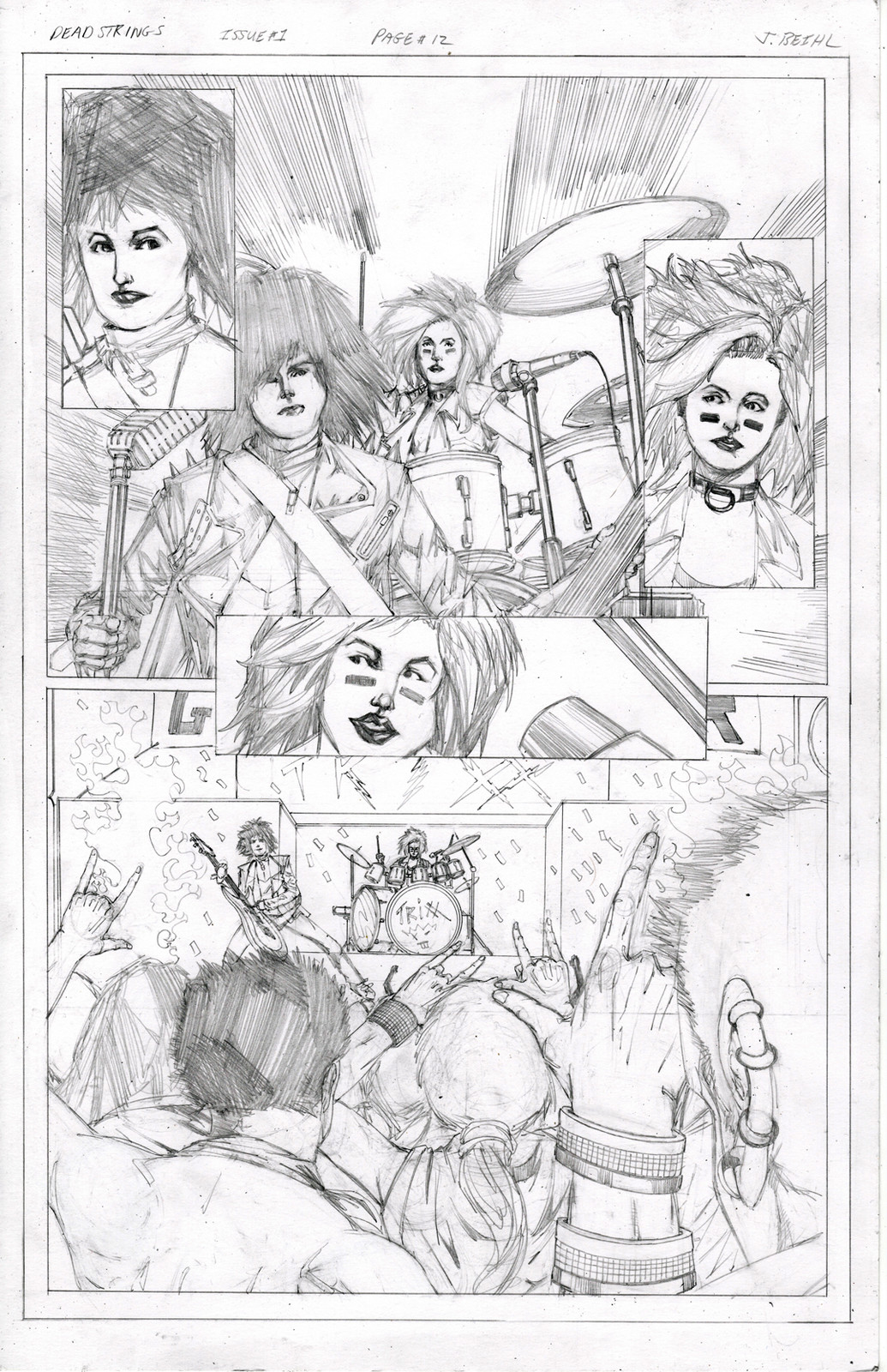 Pencils for Page12 of Dead Strings