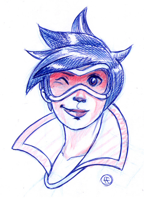 Overwatch Tracer fanart