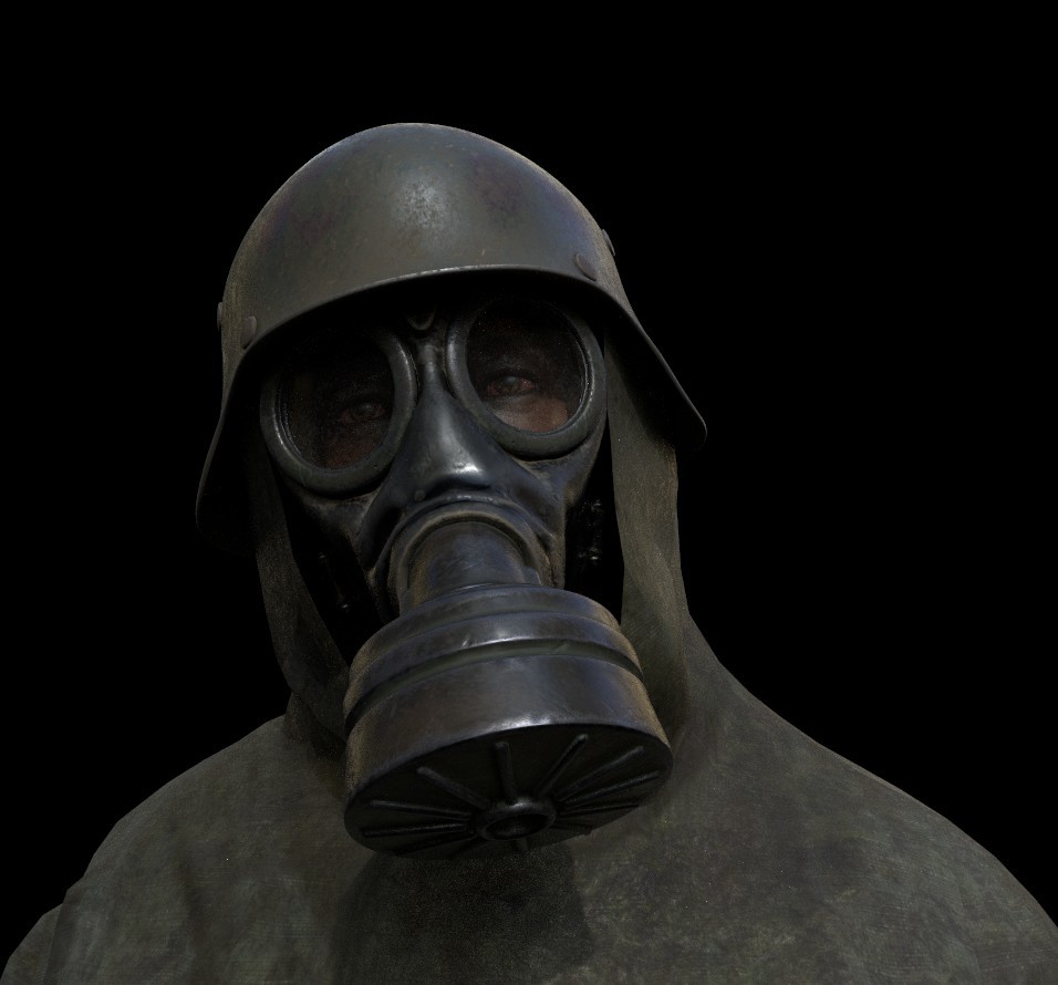 Miedziuszyn Iliuszyn - German Gas Mask