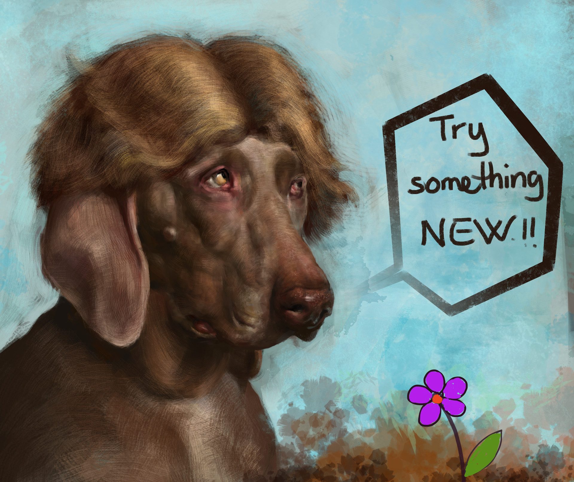 ArtStation - DOg portrait