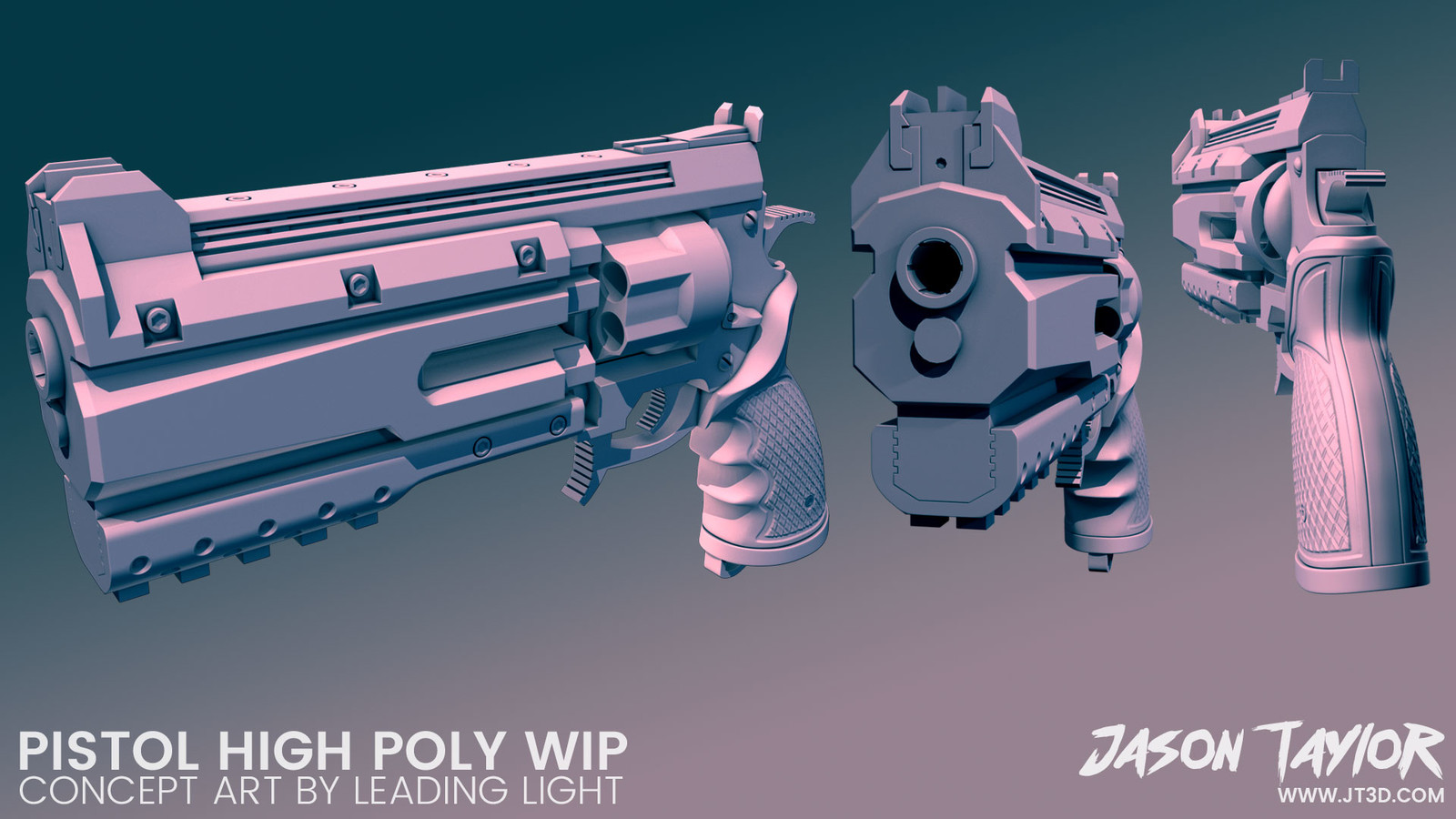 High poly work in progress.  Concept art by Leading Light.