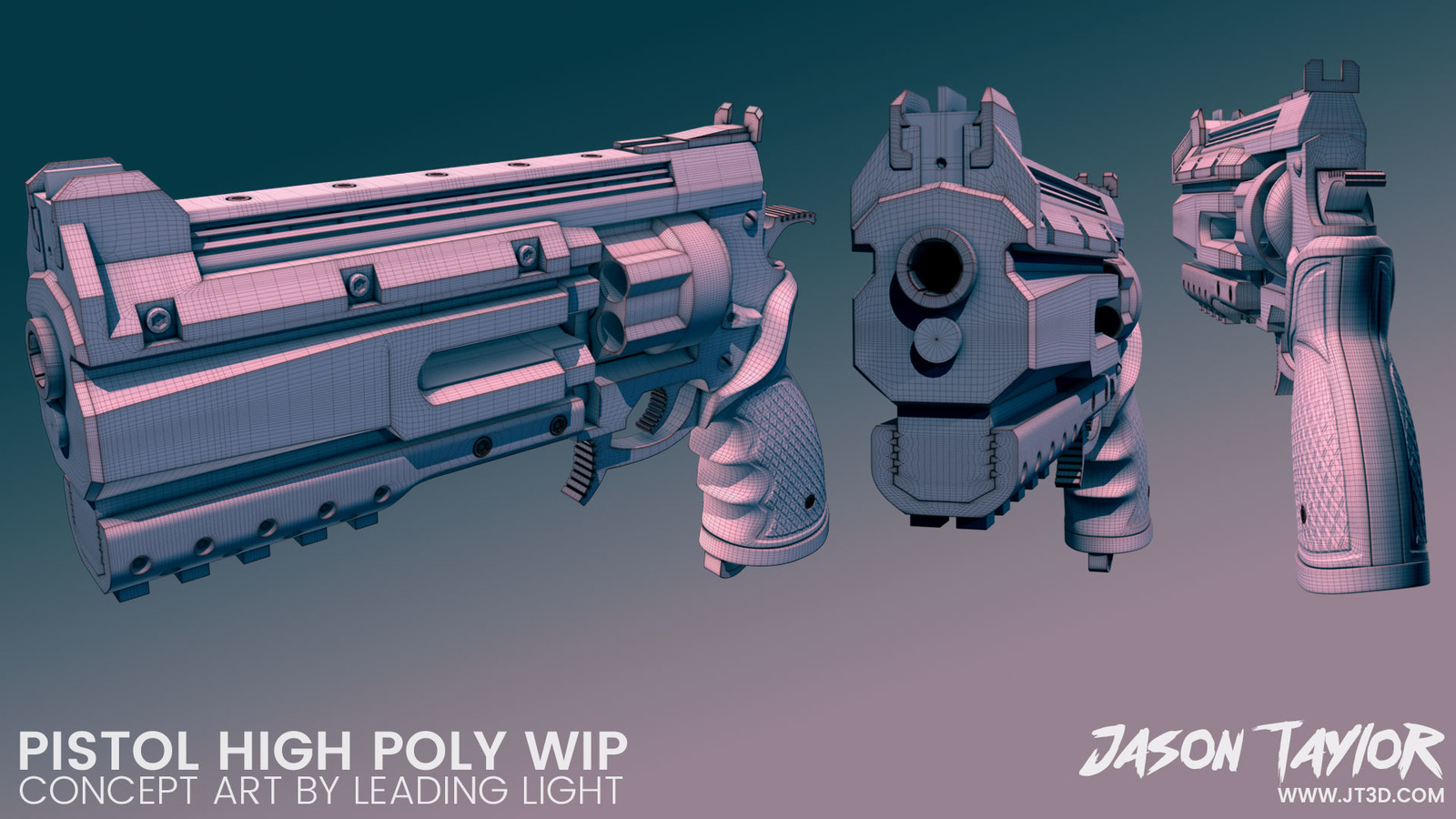 High poly work in progress.  Concept art by Leading Light.