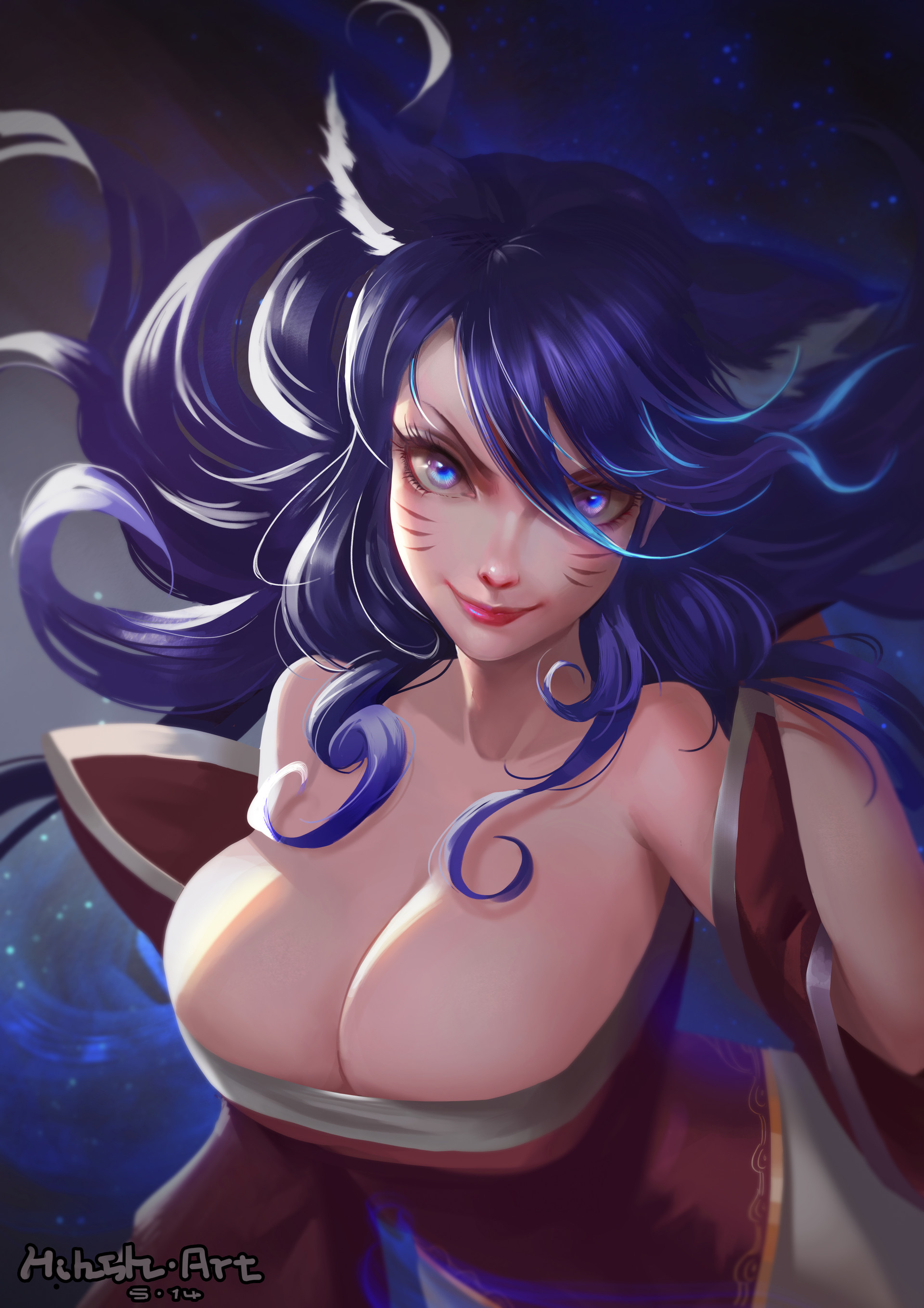 Artstation League Of Legends Ahri Ye A