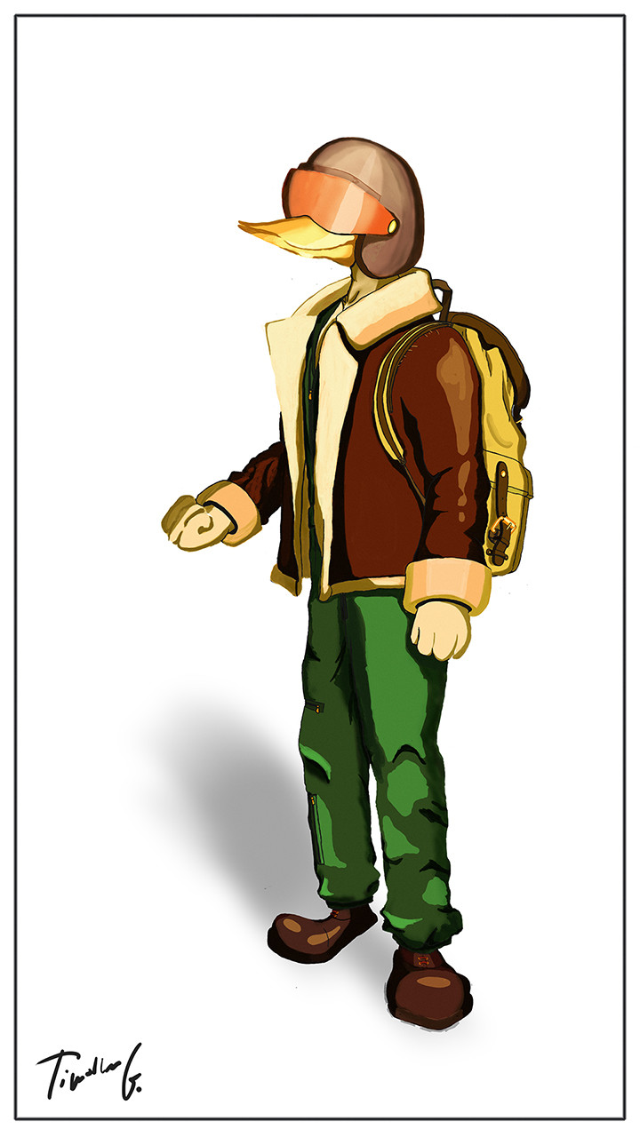 ArtStation - Aventurier des temps modernes / Modern-day adventurer