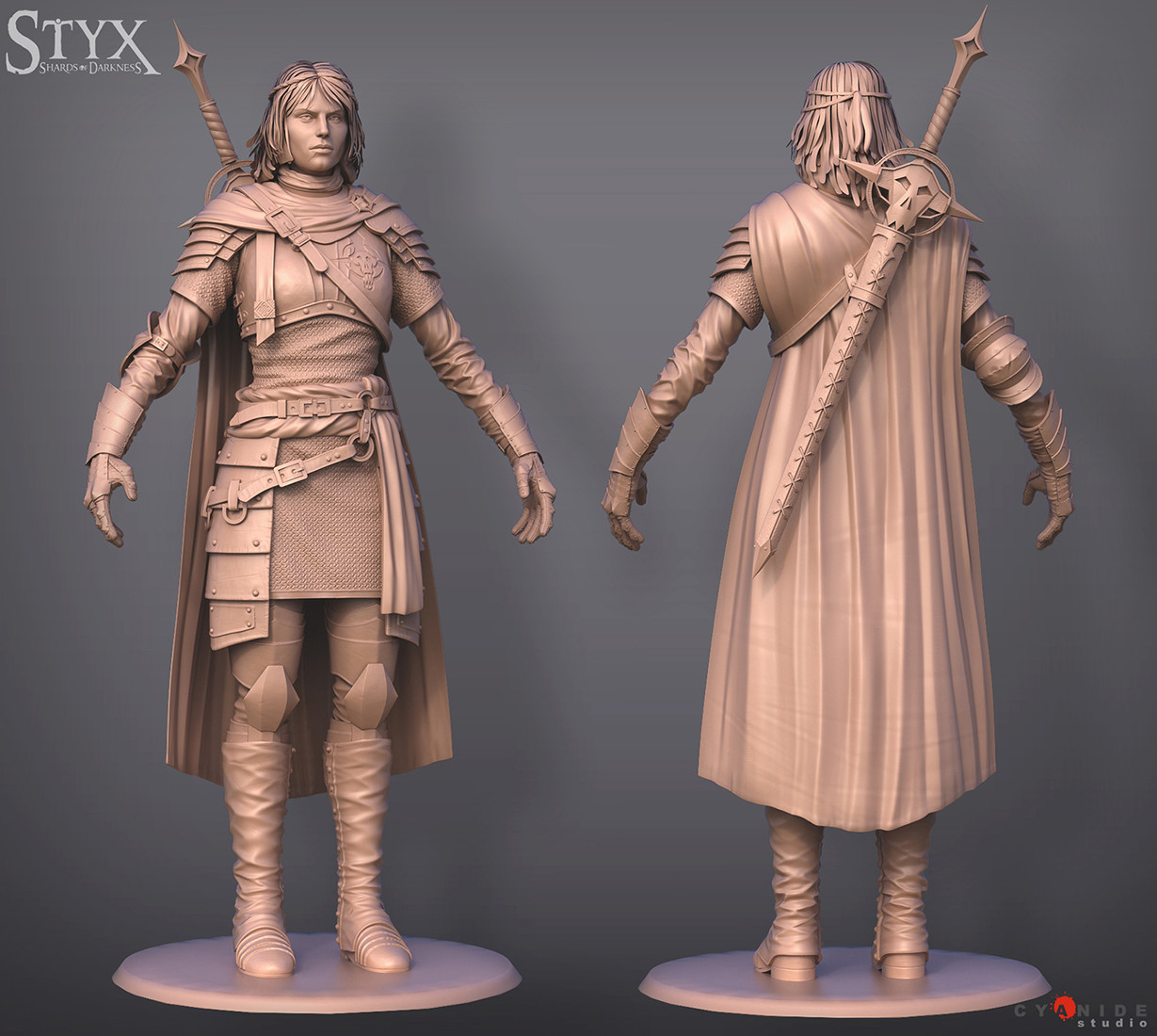 Artstation Styx Shards Of Darkness Captain Helledryn Jean Philippe Degosse