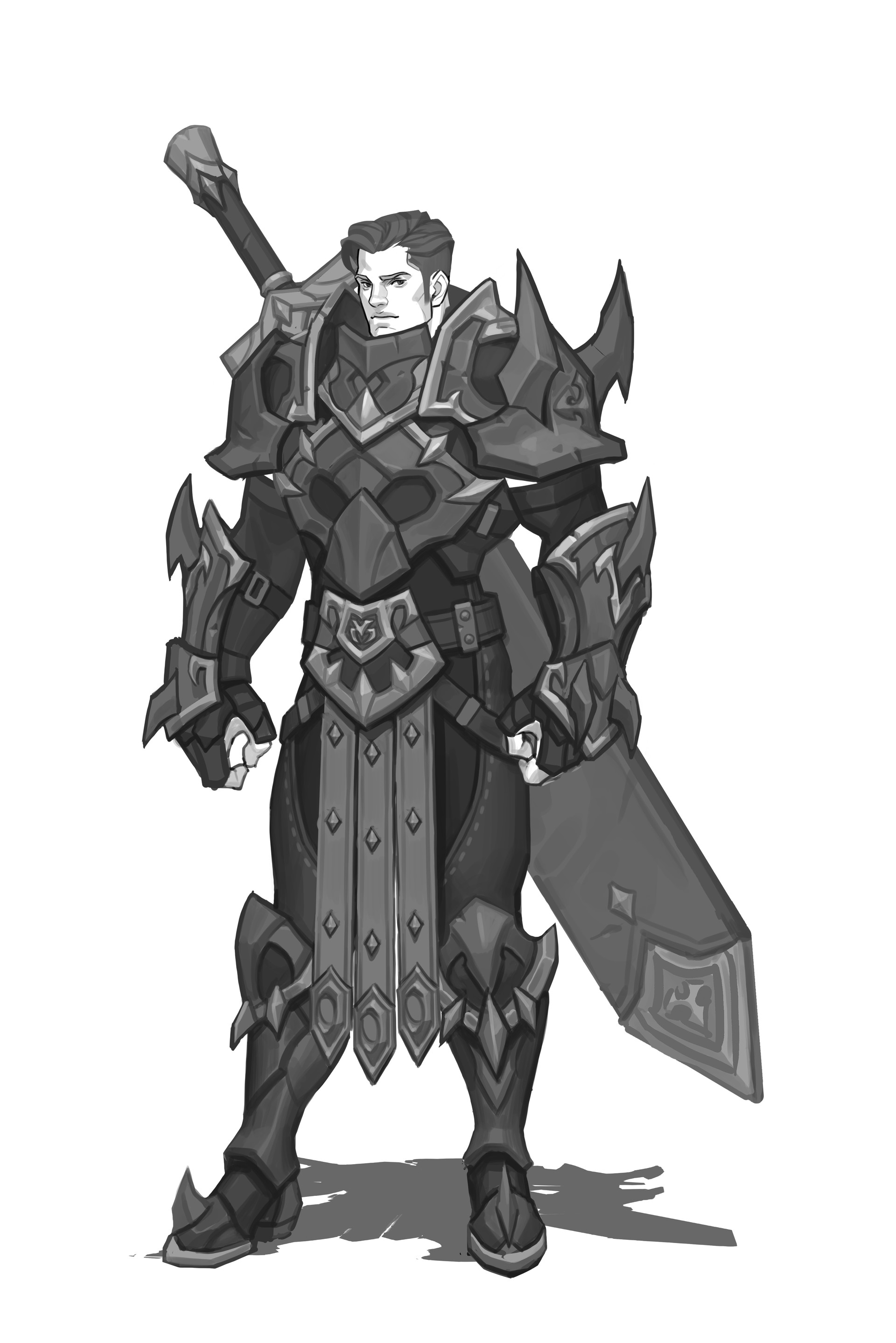 ArtStation - big sword man, Junq Jeon