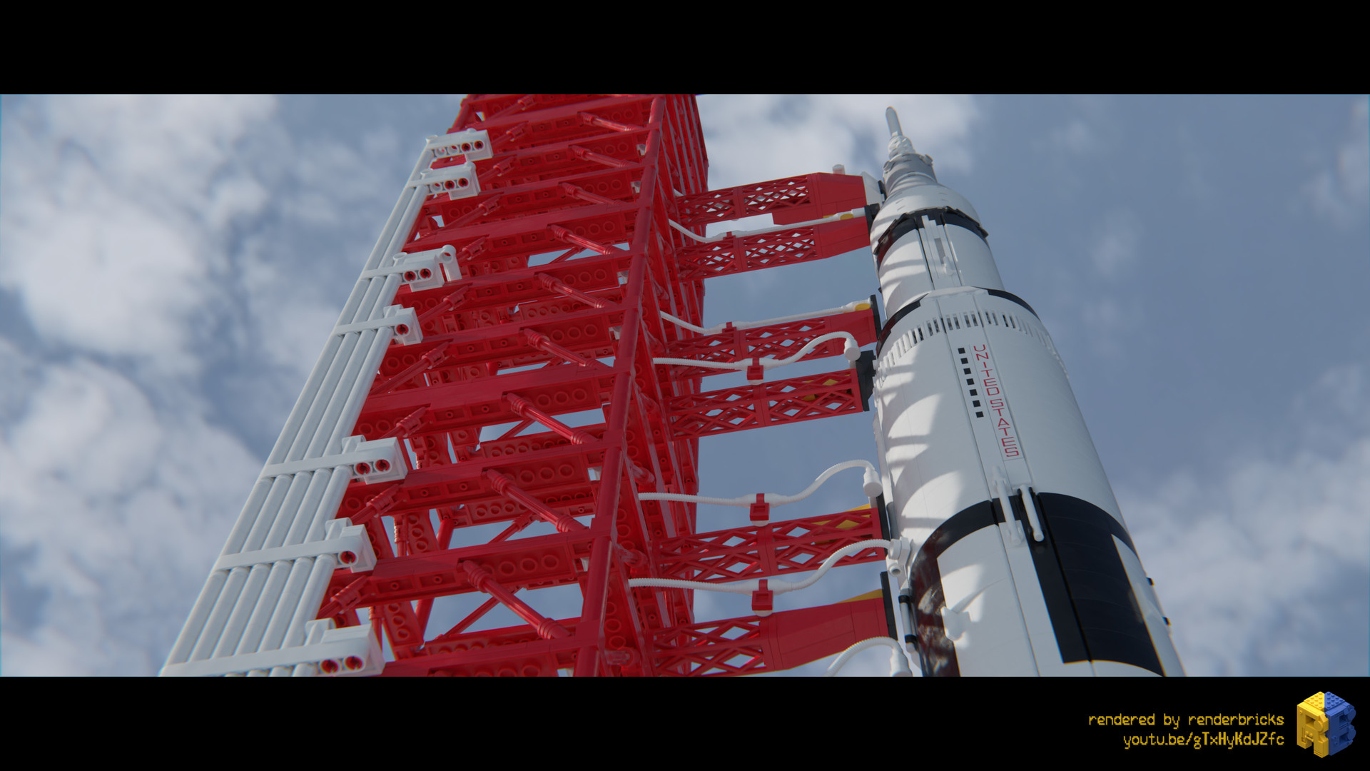 Artstation Lego 21309 Nasa Apollo Saturn V Teaser Renderbricks