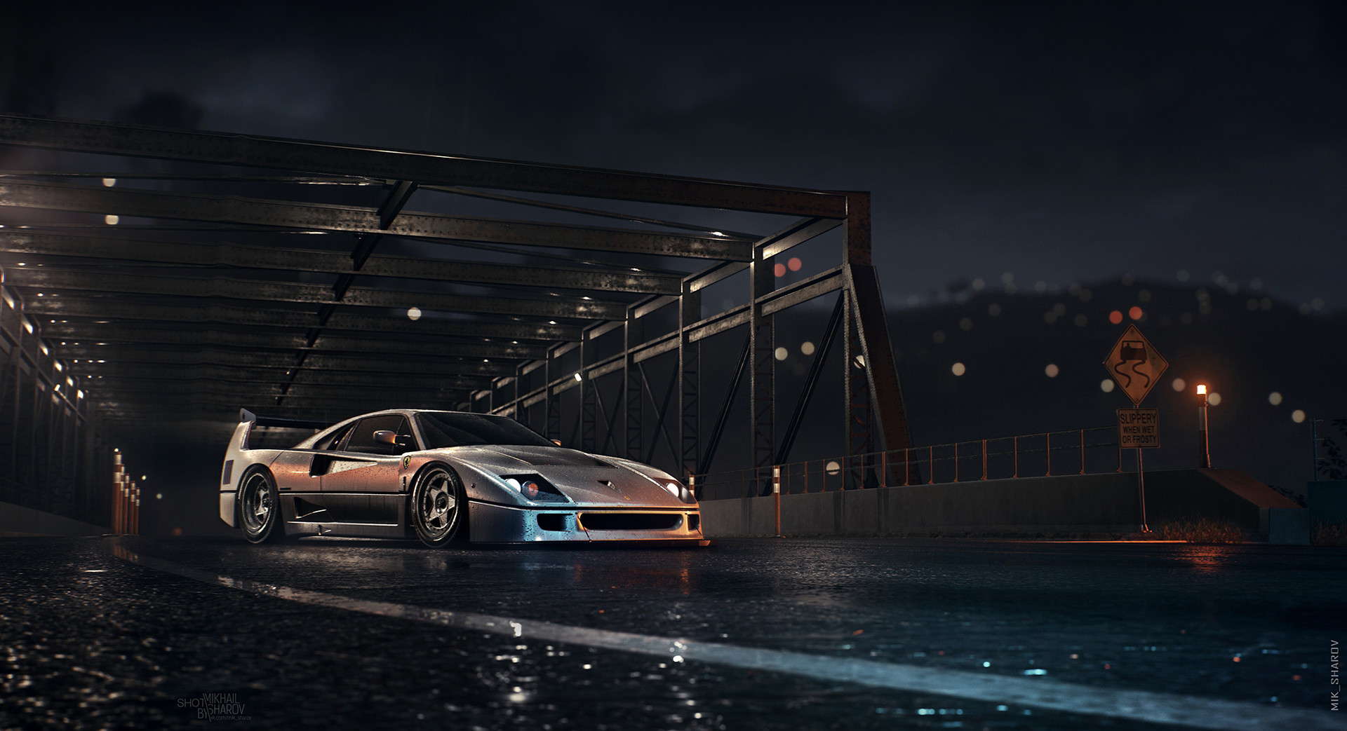 Artstation Ferrari F40 Need For Speed Mikhail Sharov