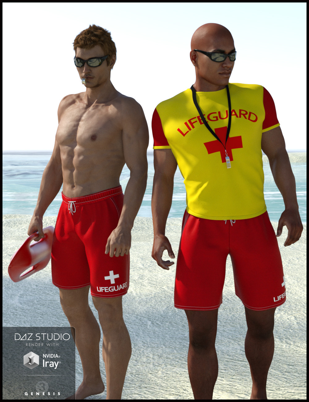 ArtStation Lifeguard Uniform For Genesis Male | lupon.gov.ph