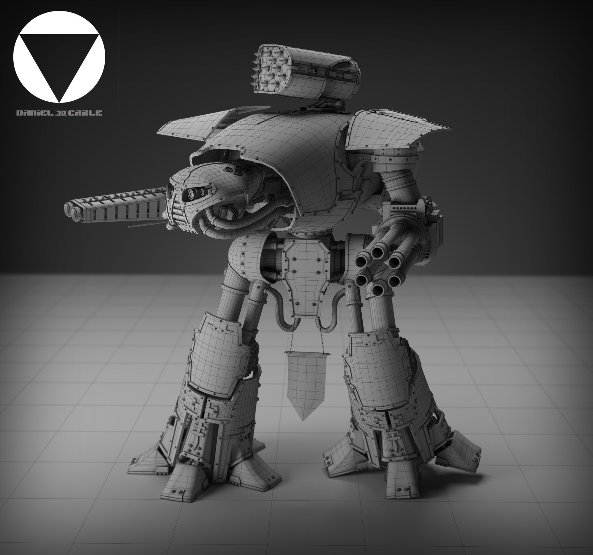 Artstation Warhammer 40k Reaver Titan Dan Cable