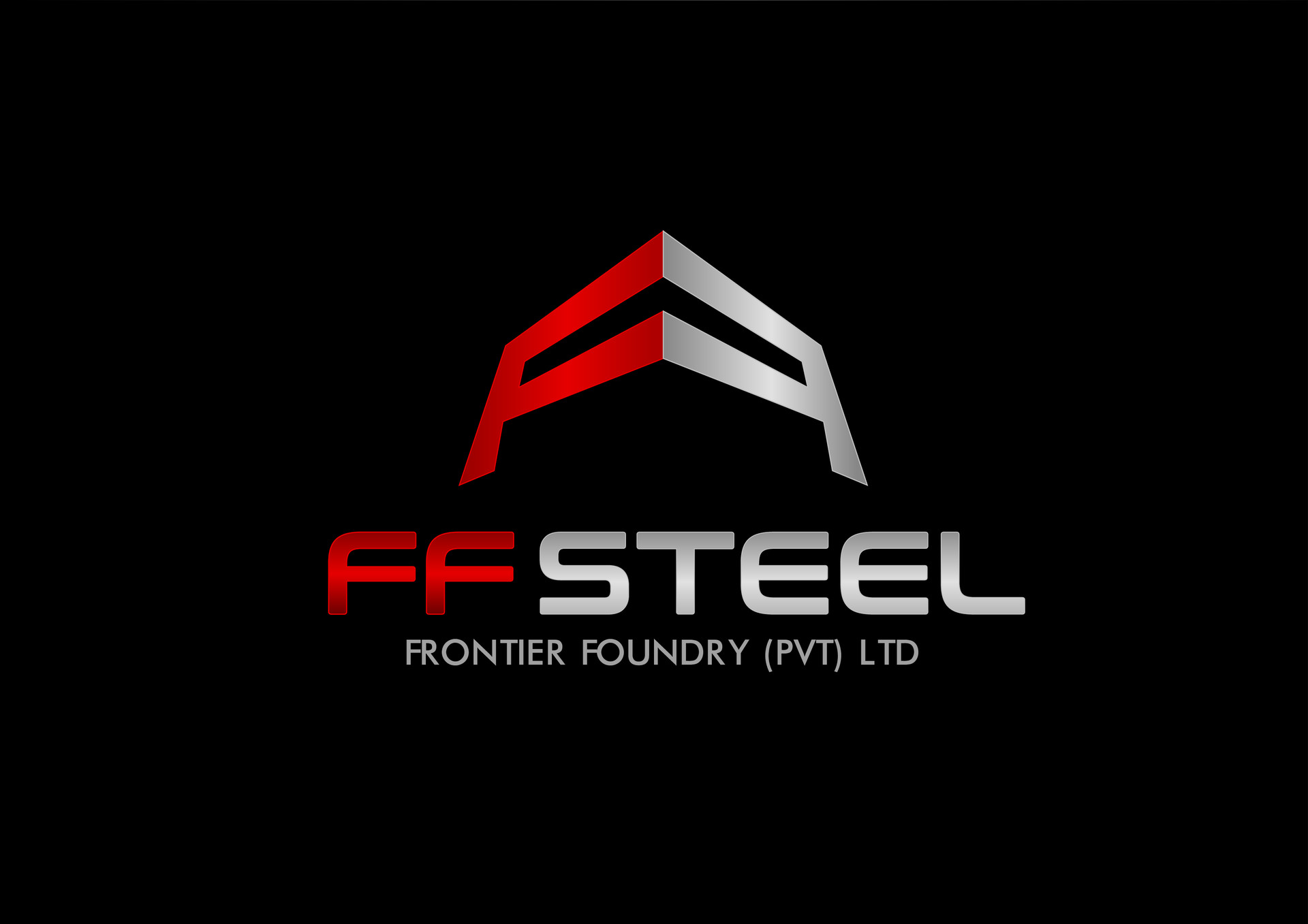 Artstation Frontier Foundry Steel Logo Design Key