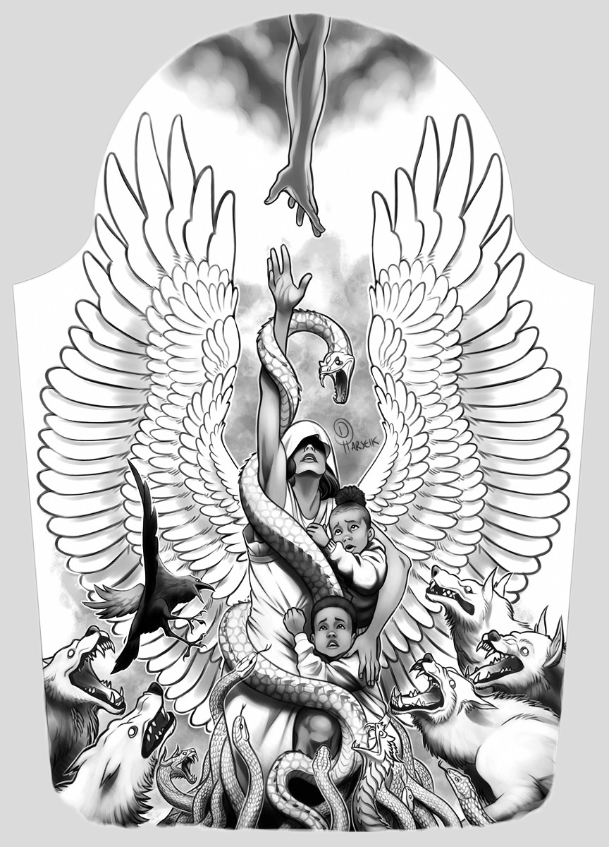 Angel Protection Tattoo Designs - Design Talk