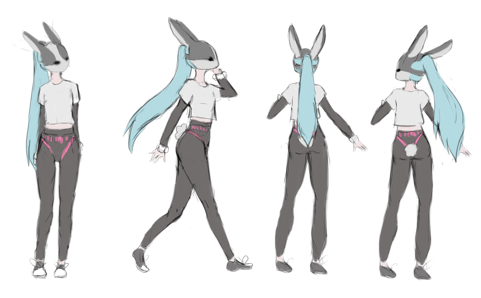 Artstation Bunny Mask Girl Concept Sketches Liberty Porter Secondly, there really seems to be a pattern with bunny girls and. bunny mask girl concept sketches