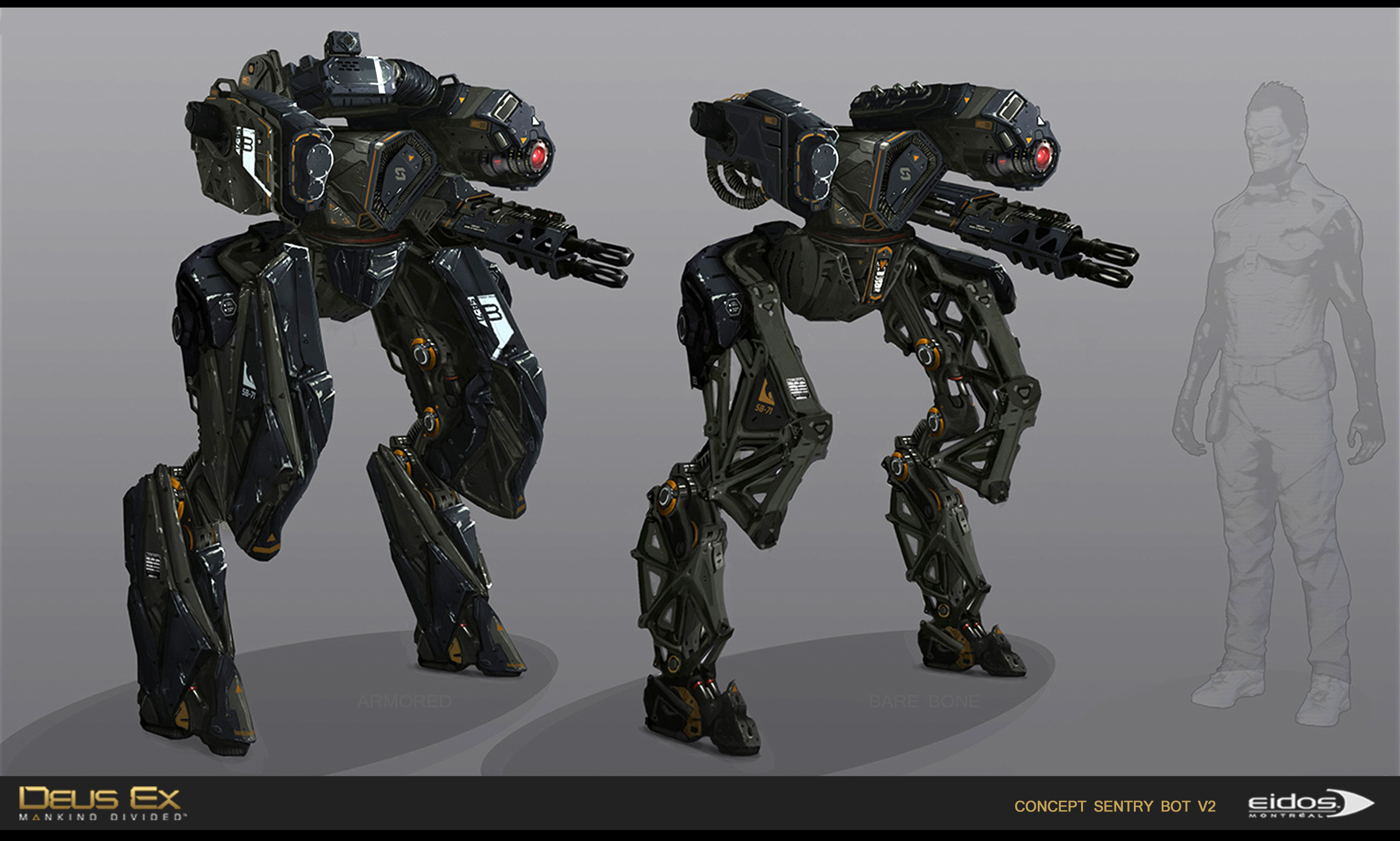 Martin Sabran Concept Sentry Bot DXMD
