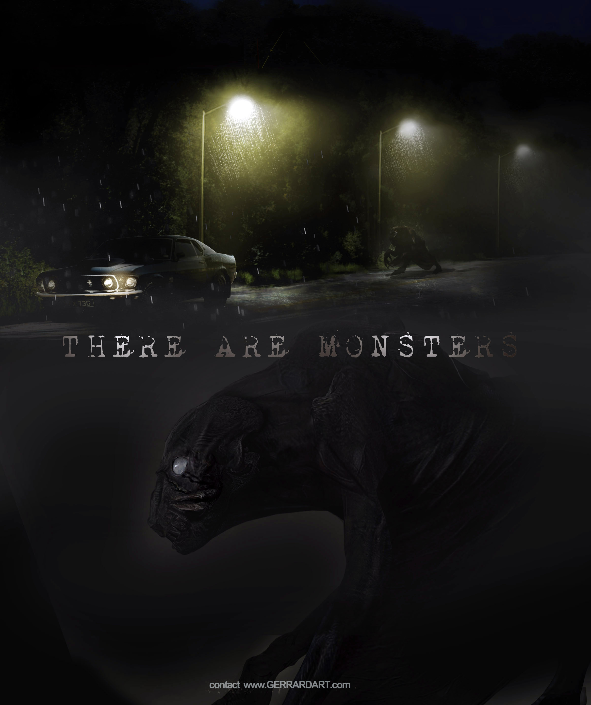 THE MONSTER  : Movie

Concept design for the MONSTER from the film, plus some promo images.