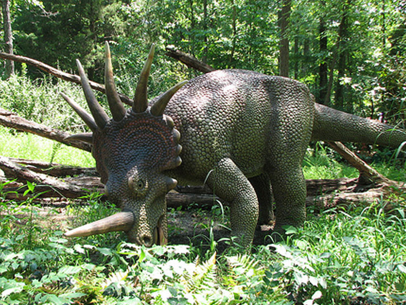 Full-size model on display