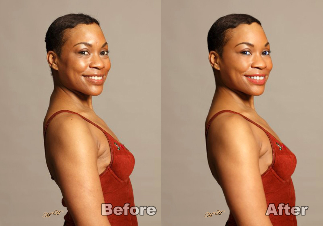 before and after photoshop