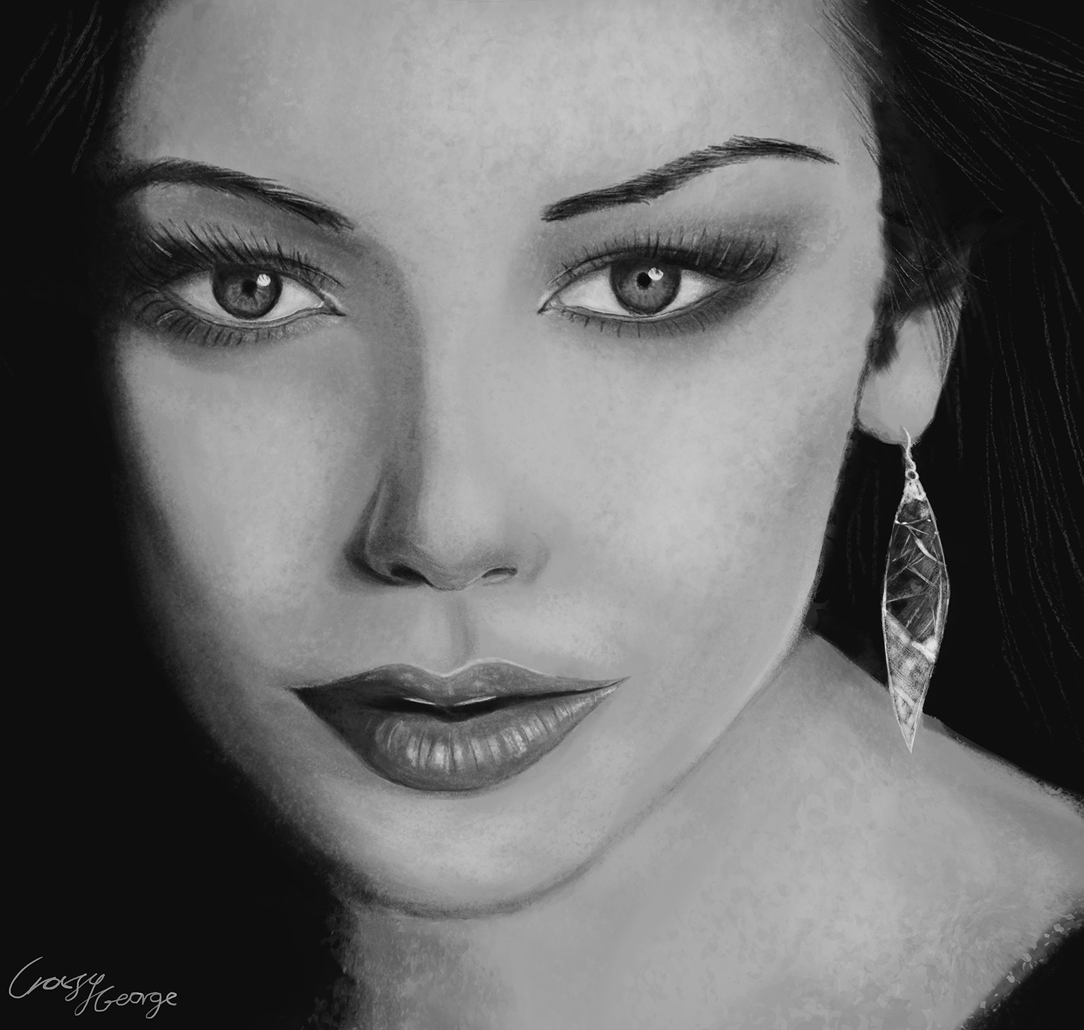 Artstation Exercise 02 Drawing A Female Face Crazy George