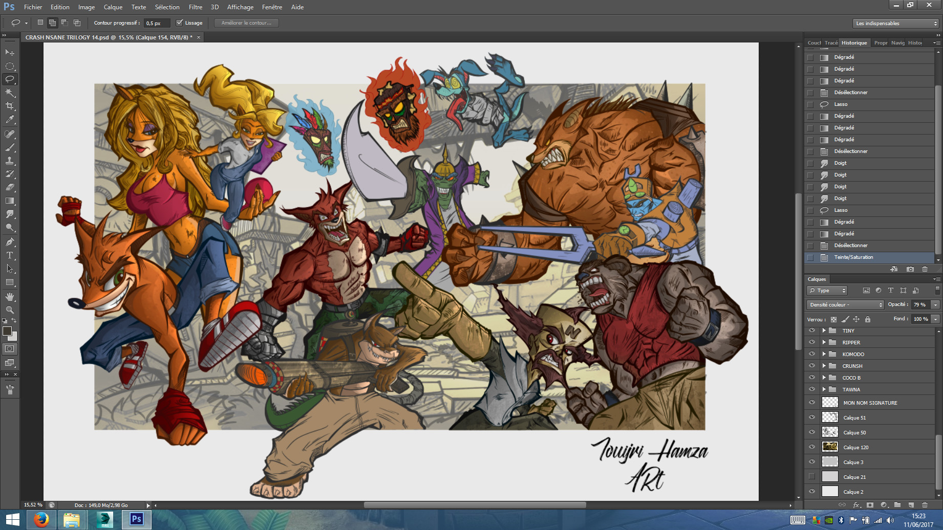 Artstation My Crash Nsane Trilogy Complete Artwork Hamza Touijri