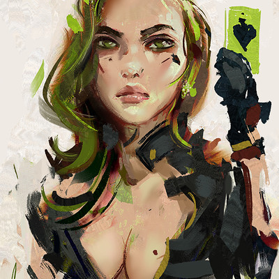 Aleksei vinogradov green girl avvart