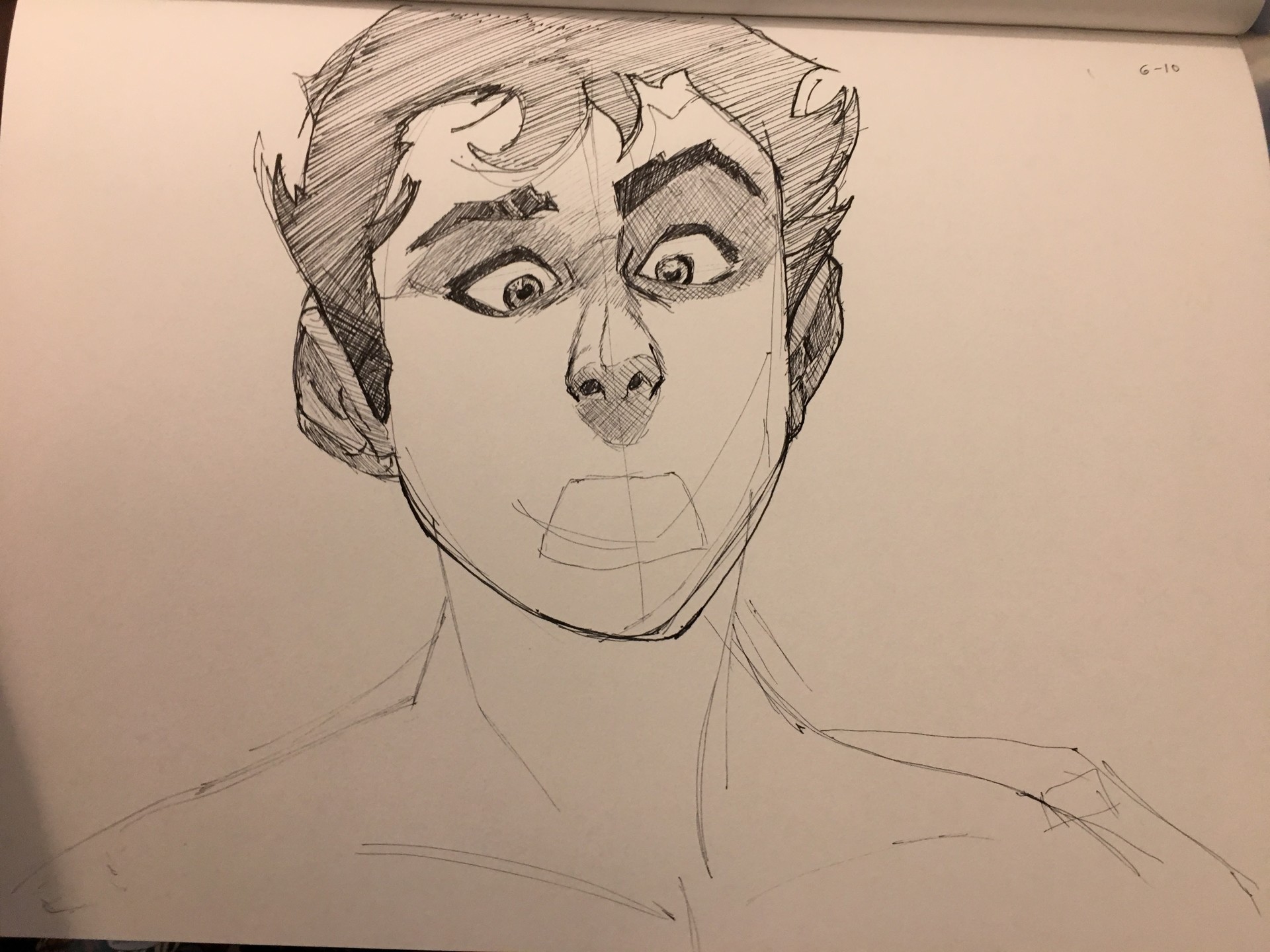 Mike Dunn Day 8 10 Shocked Caleb Dume Kanan Jarrus Ink Drawing,Draw Line On Golf Ball For Putting