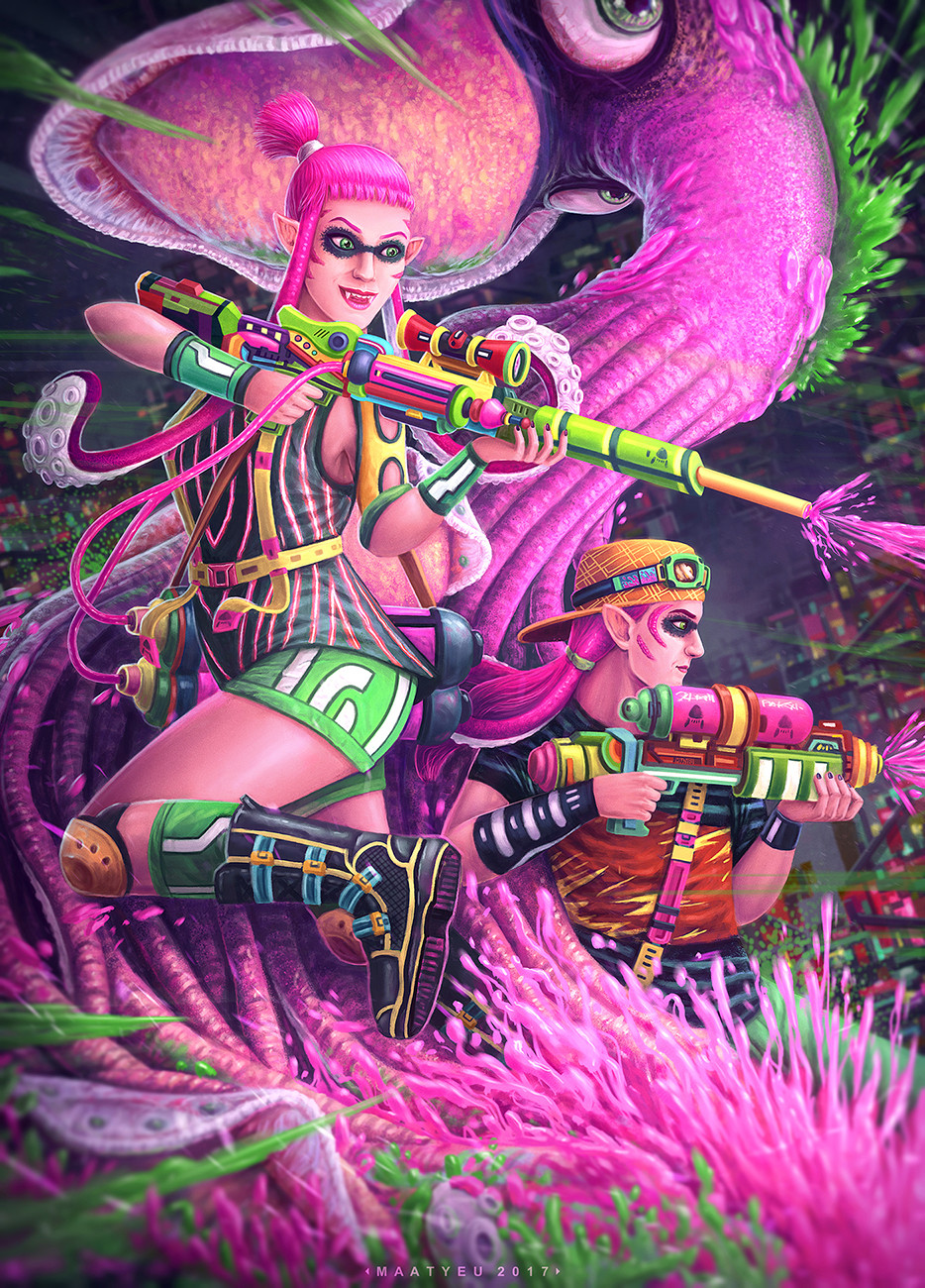 ArtStation Splatoon 2