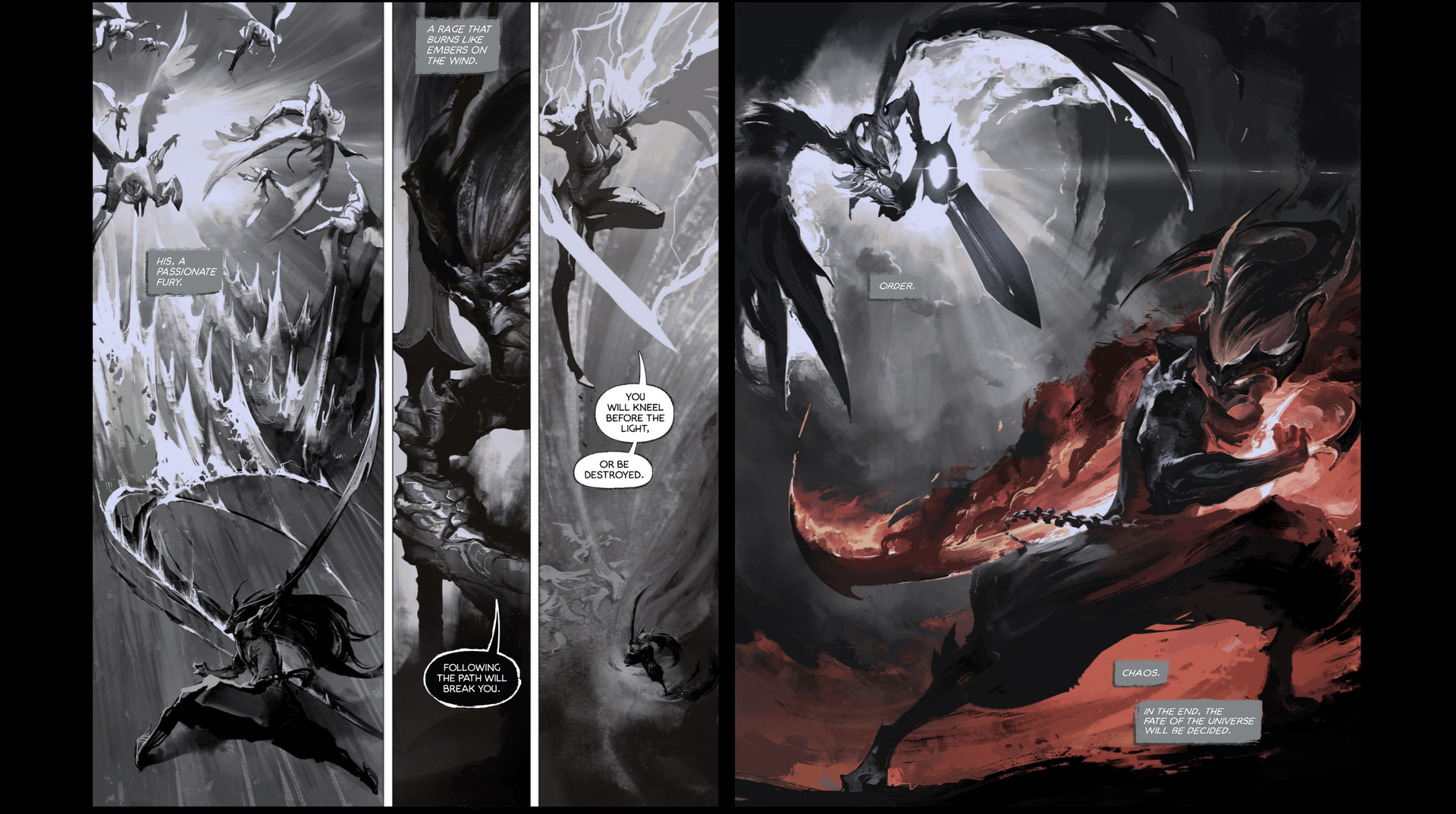 Artstation Riven Vs Yasuo Comic Suke
