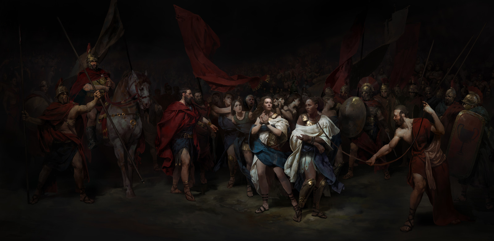 ENSLAVED
Art Direction: Raffy Ochoa, Houston Sharp
Layout: Eve Ventrue
Finish: Igor Sid, Yuriy Chemezov, Roman Kupriyanov 
Actress Likenesses: Houston Sharp
Original Mural Artist: Raffy Ochoa