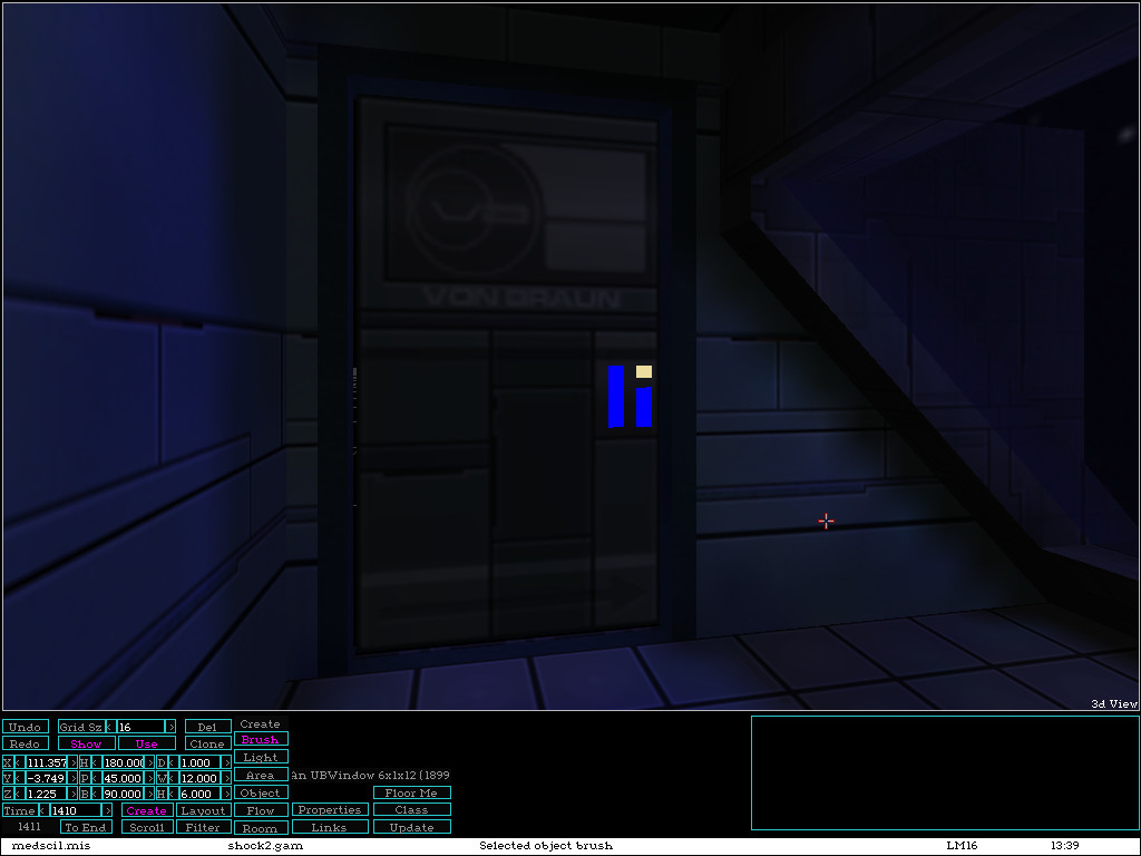 Artstation System Shock 2 Von Braun Door Fred Burbidge