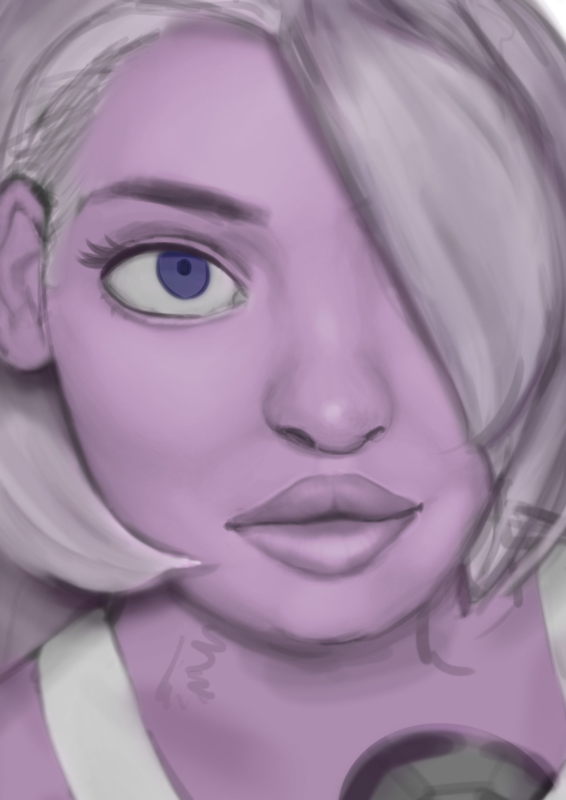 Artstation Portrait Of Amethyst From Steven Universe Azri Zul