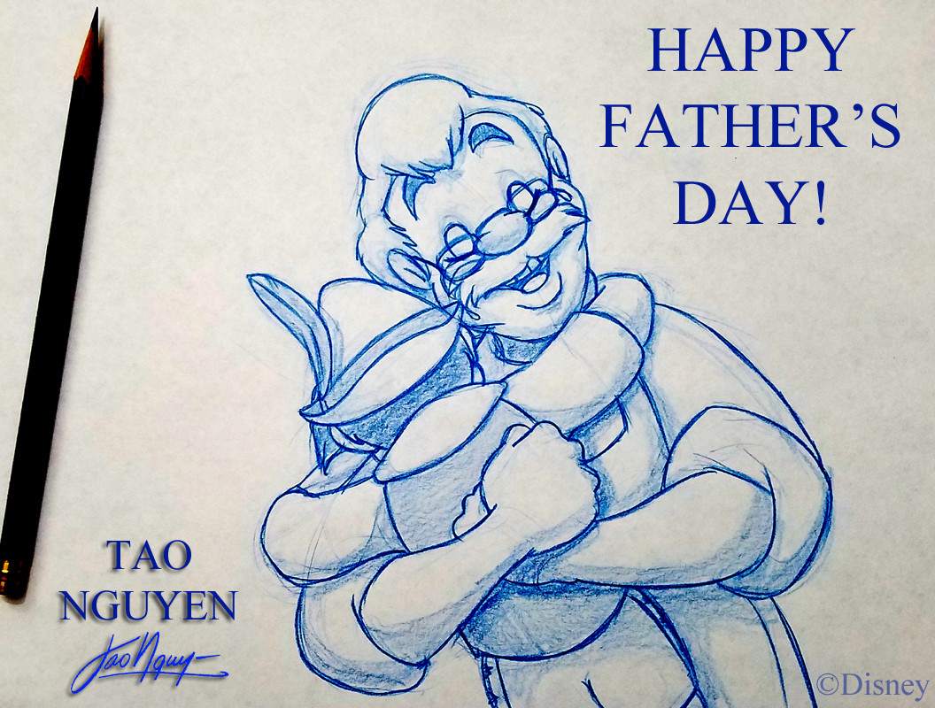Father's Day Drawing : Fathers day Drawing | k9409573 | Fotosearch