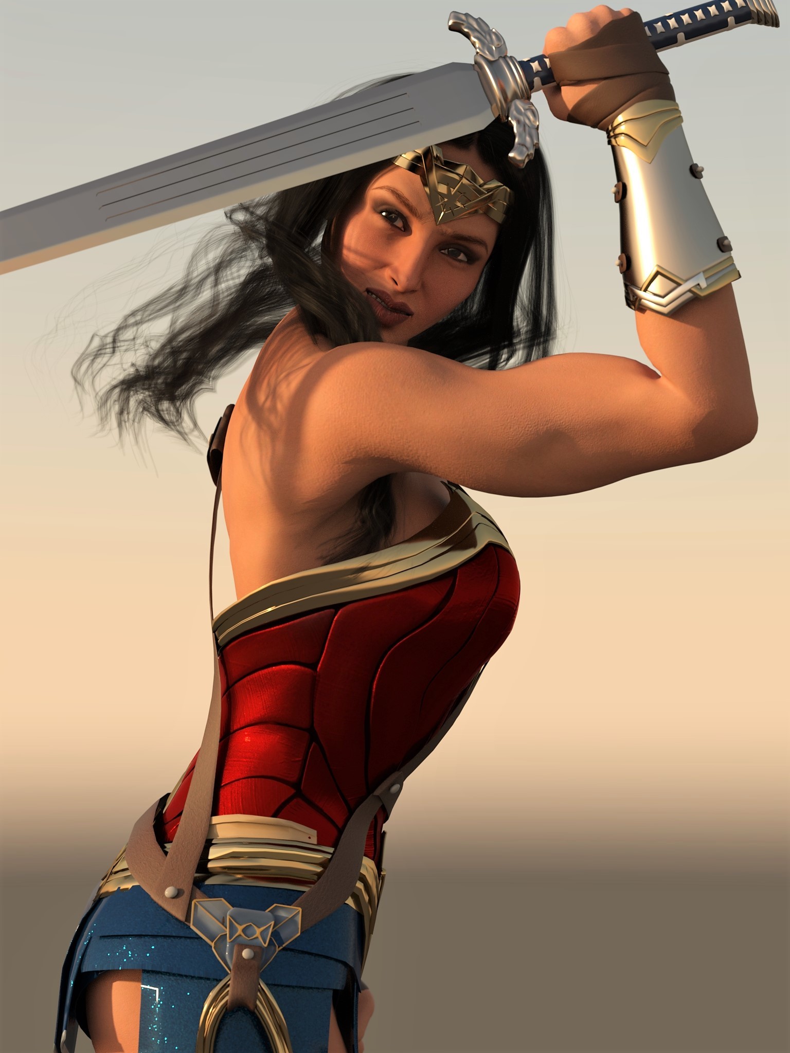 Download Woman, Sword, Amazone. Royalty-Free Stock Illustration Image -  Pixabay