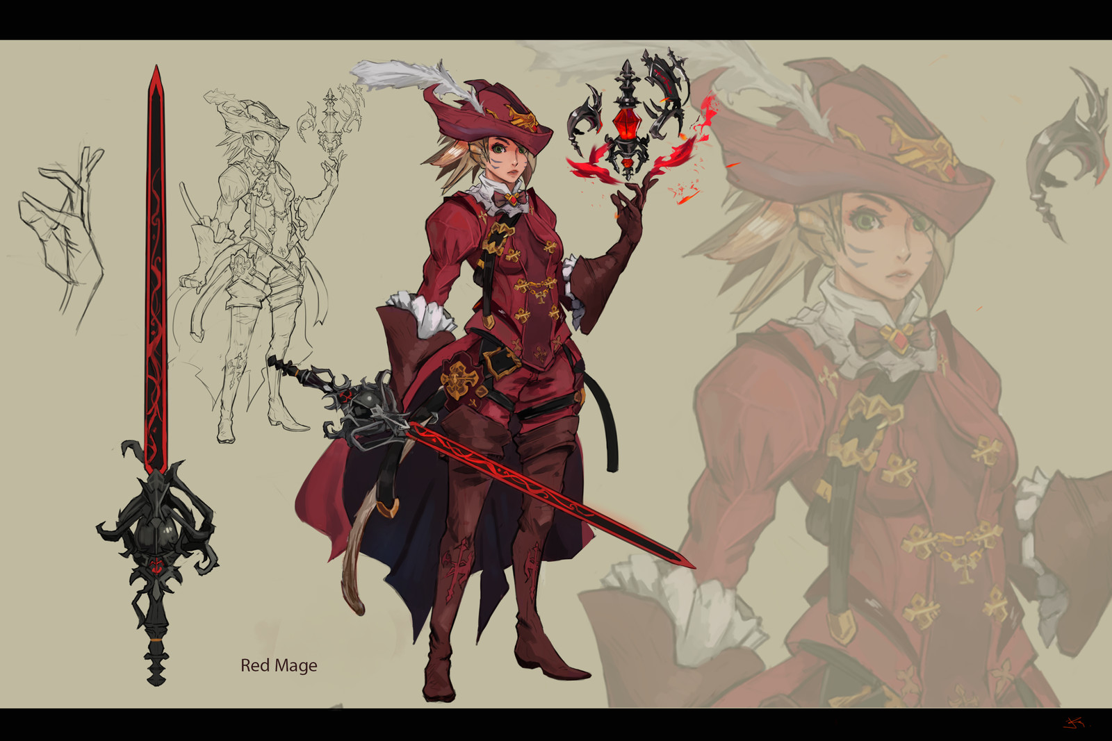 Red Mage from Final Fantasy.