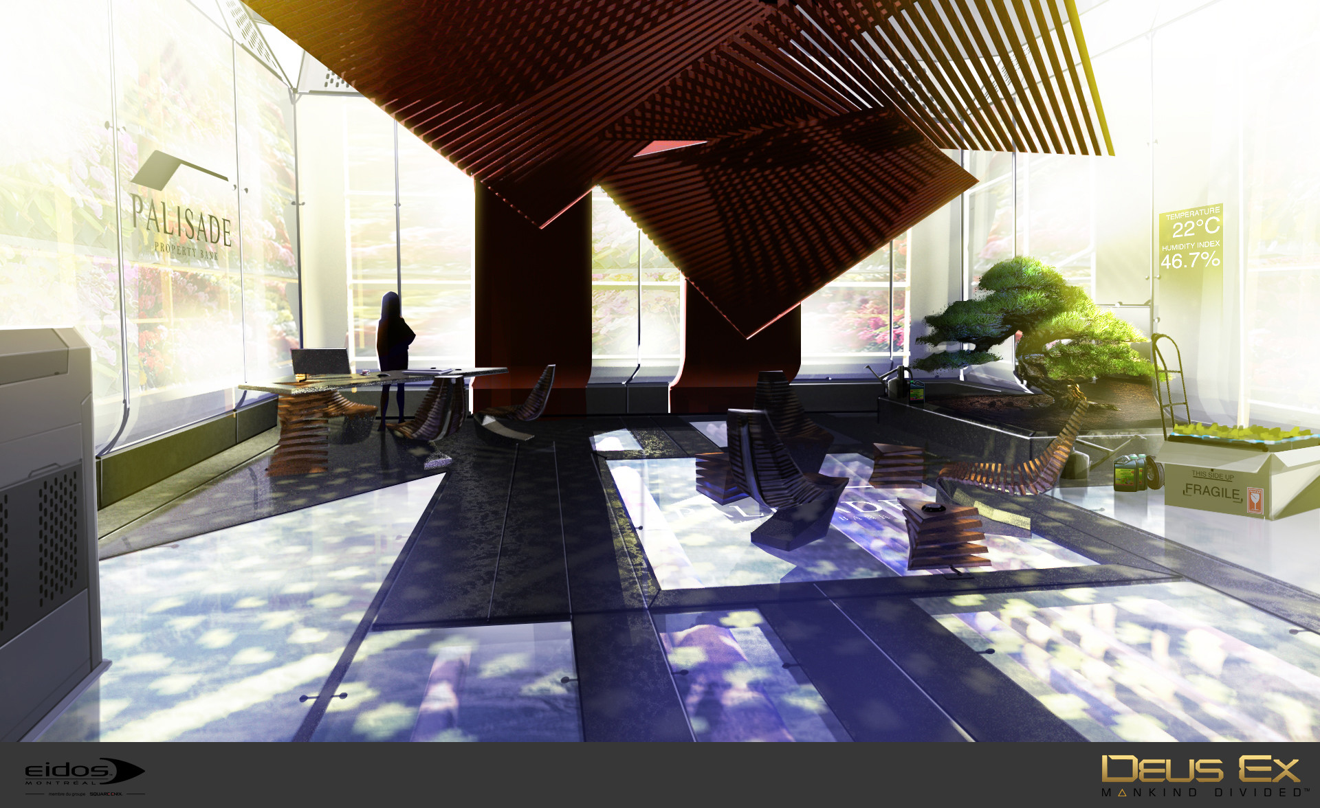 Matthieu Gallais - Deus Ex: Mankind Divided - CEO Office design