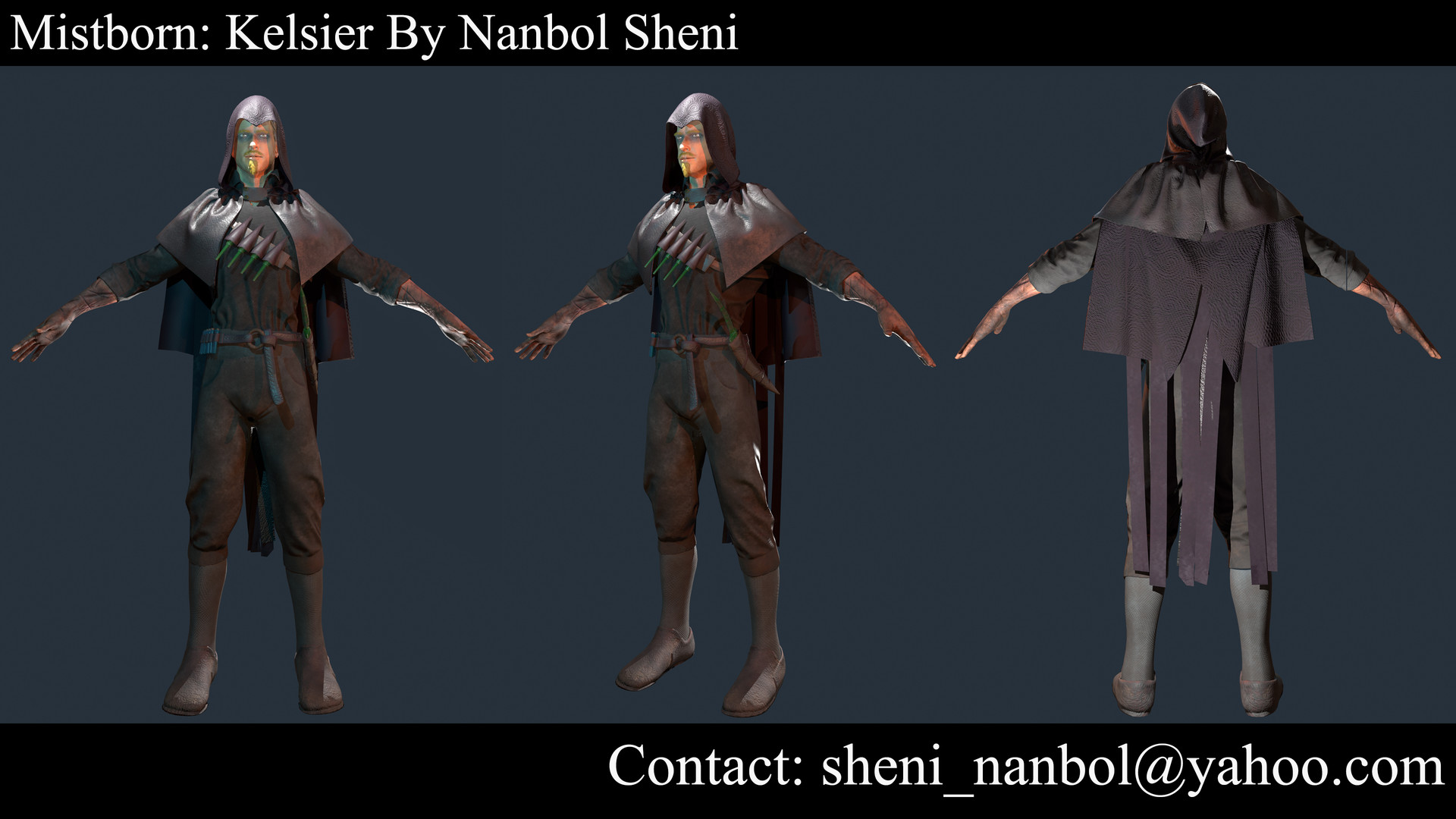 Artstation Mistborn Kelsier Nanbol Sheni