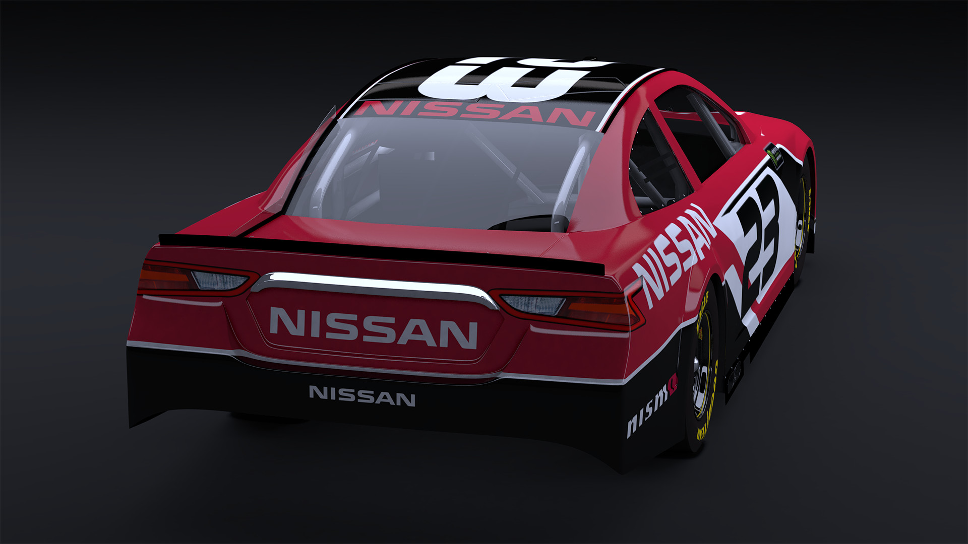 Artstation Nascar Cup Series Nissan Maxima Brandon Murphy Rear