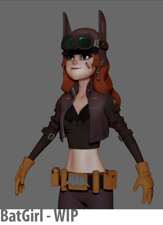This is a work in progress render from zbrush
Inspired from the amazing concept of  Serge Birault's Post Apo Girl. Do check that out in here https://www.artstation.com/artwork/q3G9n