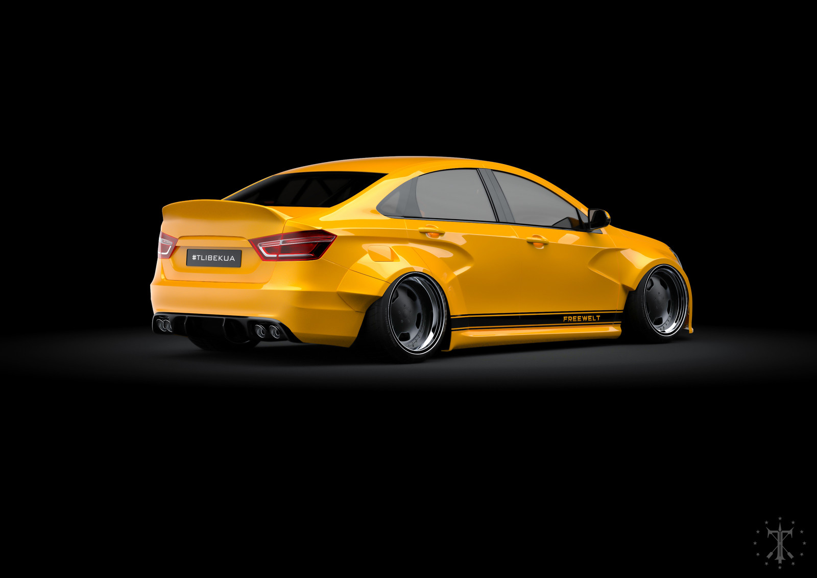 Lada vesta stance