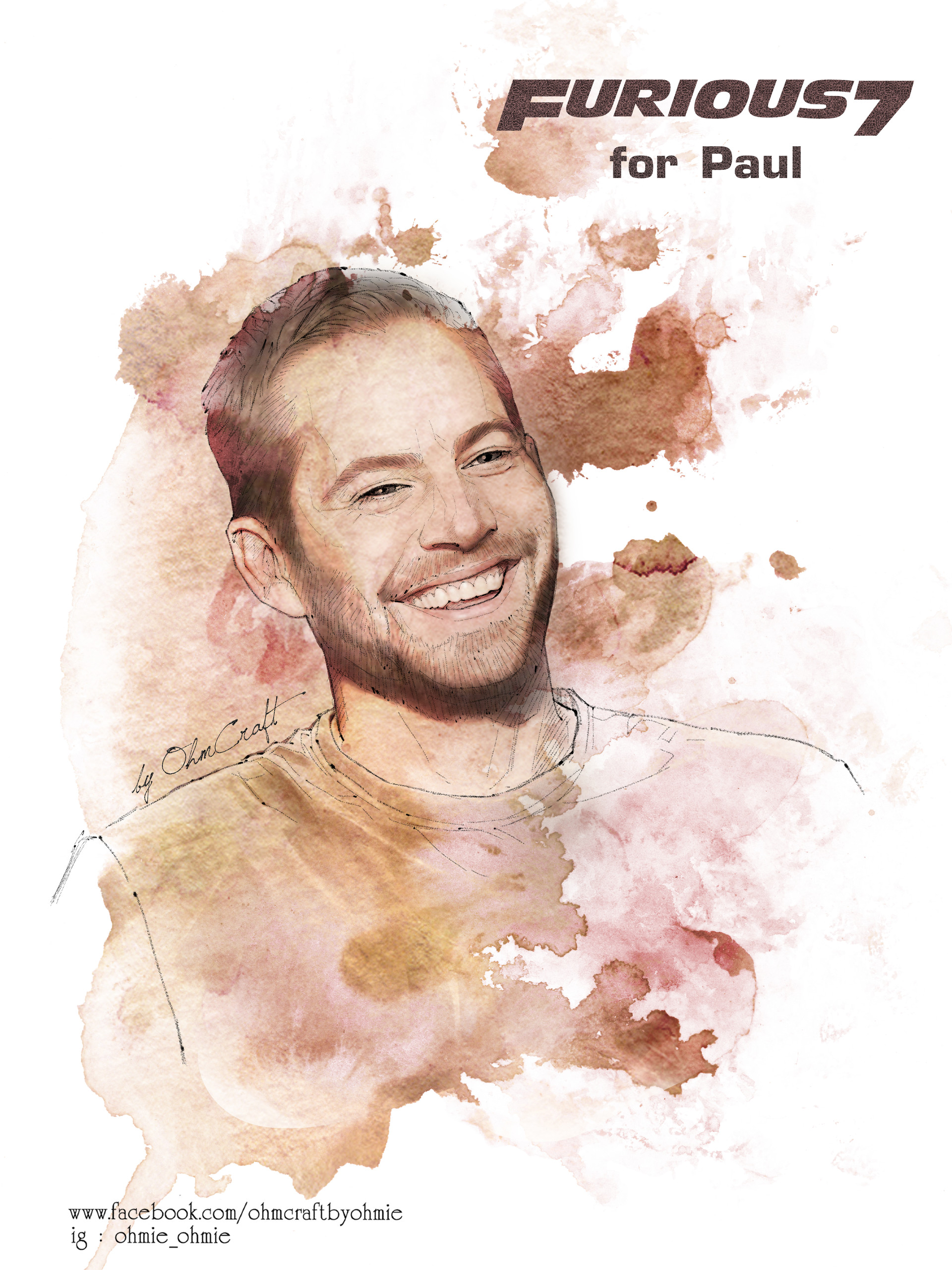 Artstation Paul Walker Surakit Phaijitjinda