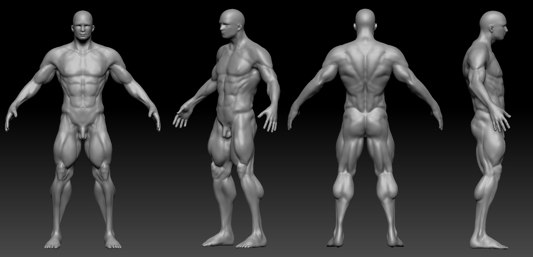 Game Character 01 - Heroic Male Sculpt
