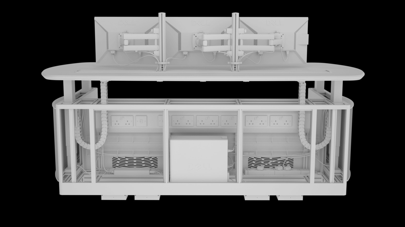 Actuated Desk - Detailed View